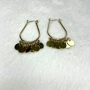 Cute gold dangle earrings